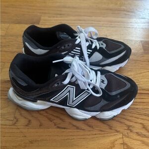 New Balance 9060 Black and White Sneakers